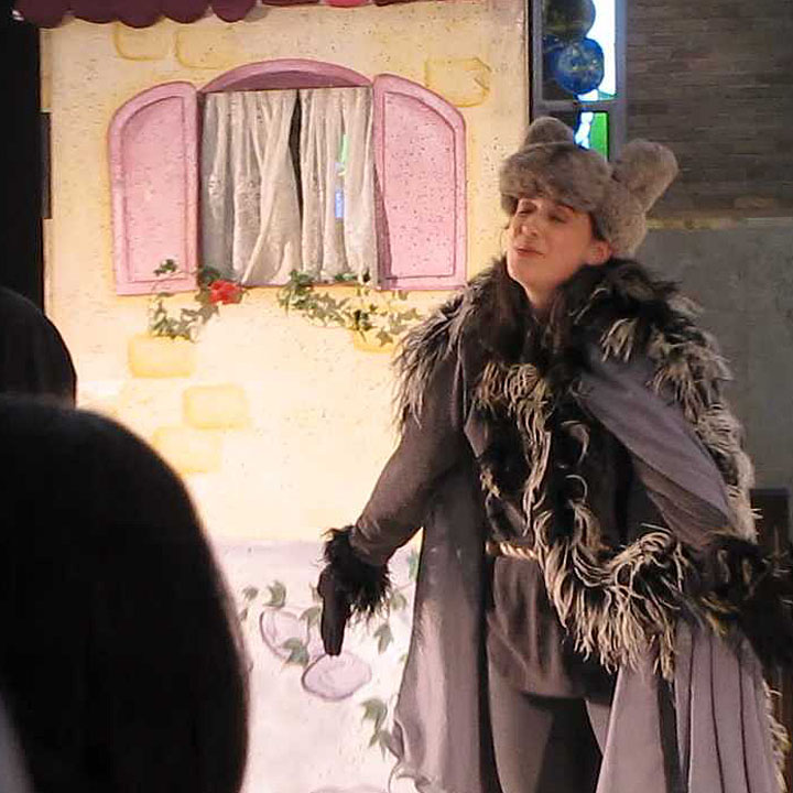 Stephanie Carr as the Wolf